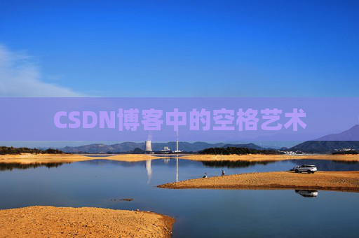 CSDN博客中的空格艺术